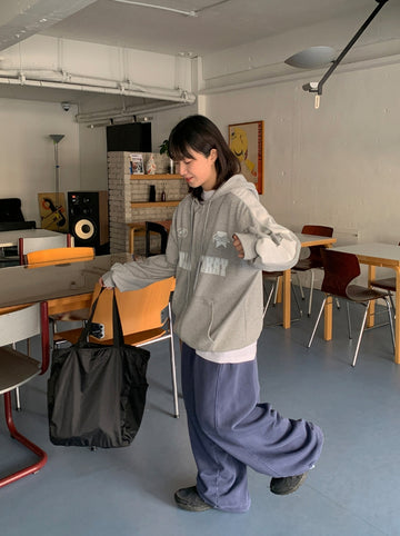 Yonshaw Spotify Printed Color Hood Zip-Up